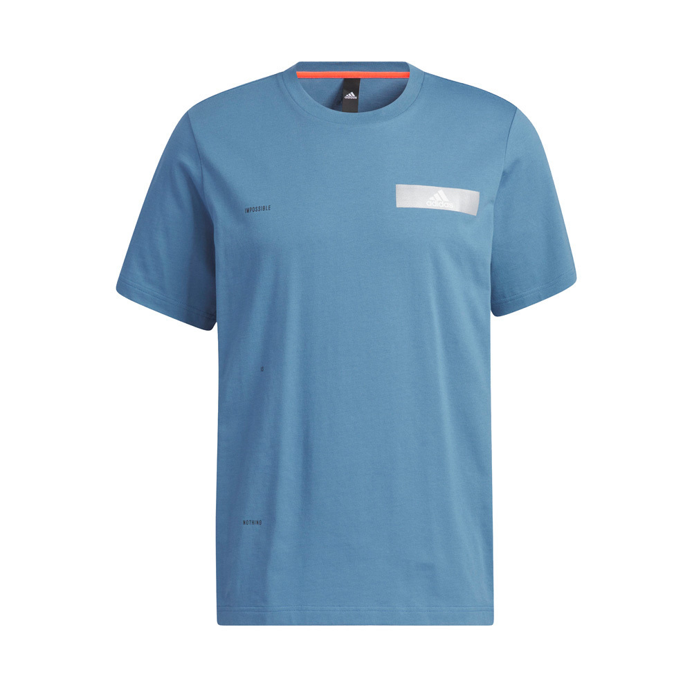 Adidas TH REF TEE [IA8112] 男 短袖 上衣 T恤 亞洲版 運動 訓練 休閒 寬鬆 棉質 藍