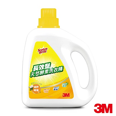 3M 長效型天然酵素洗衣精 (綠野暖陽香氛1800ml)