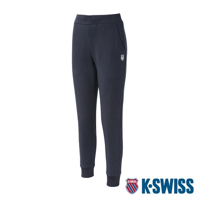 K-SWISS Basic Sweat Pants棉質毛圈運動長褲-女-灰