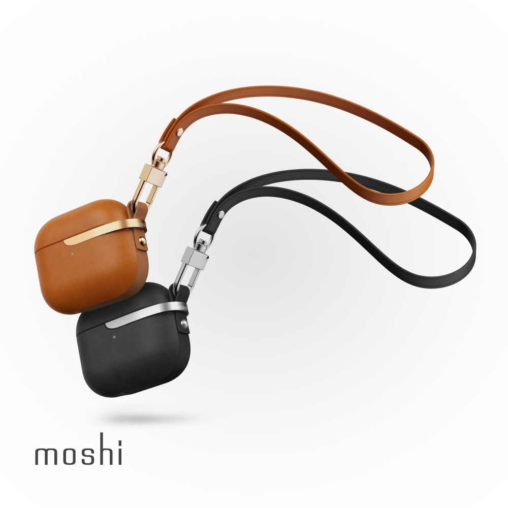 Moshi Pebbo Luxe for AirPods 3藍牙耳機充電盒保護套