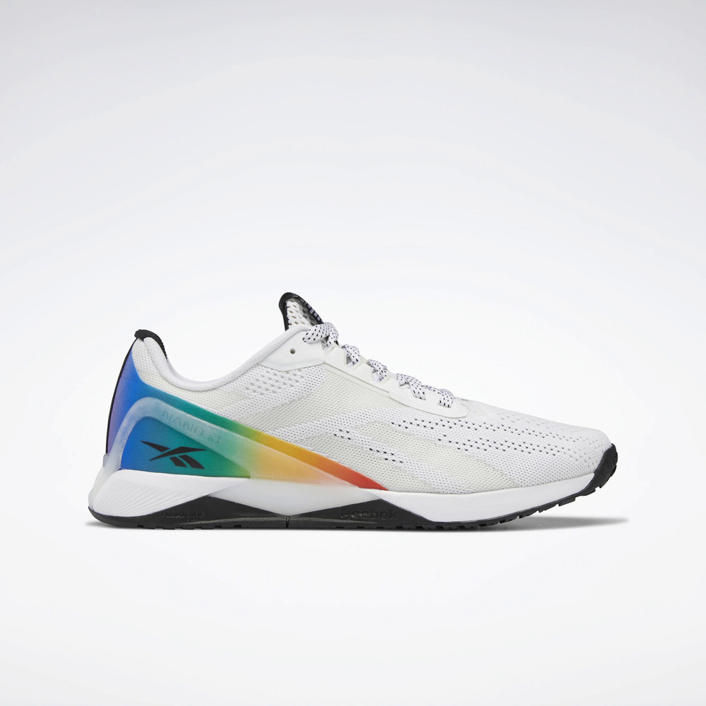 Reebok Nano X1 Pride [GY7608] 男鞋 訓練鞋 運動 休閒 健身 透氣 支撐 彈力 彩虹 白