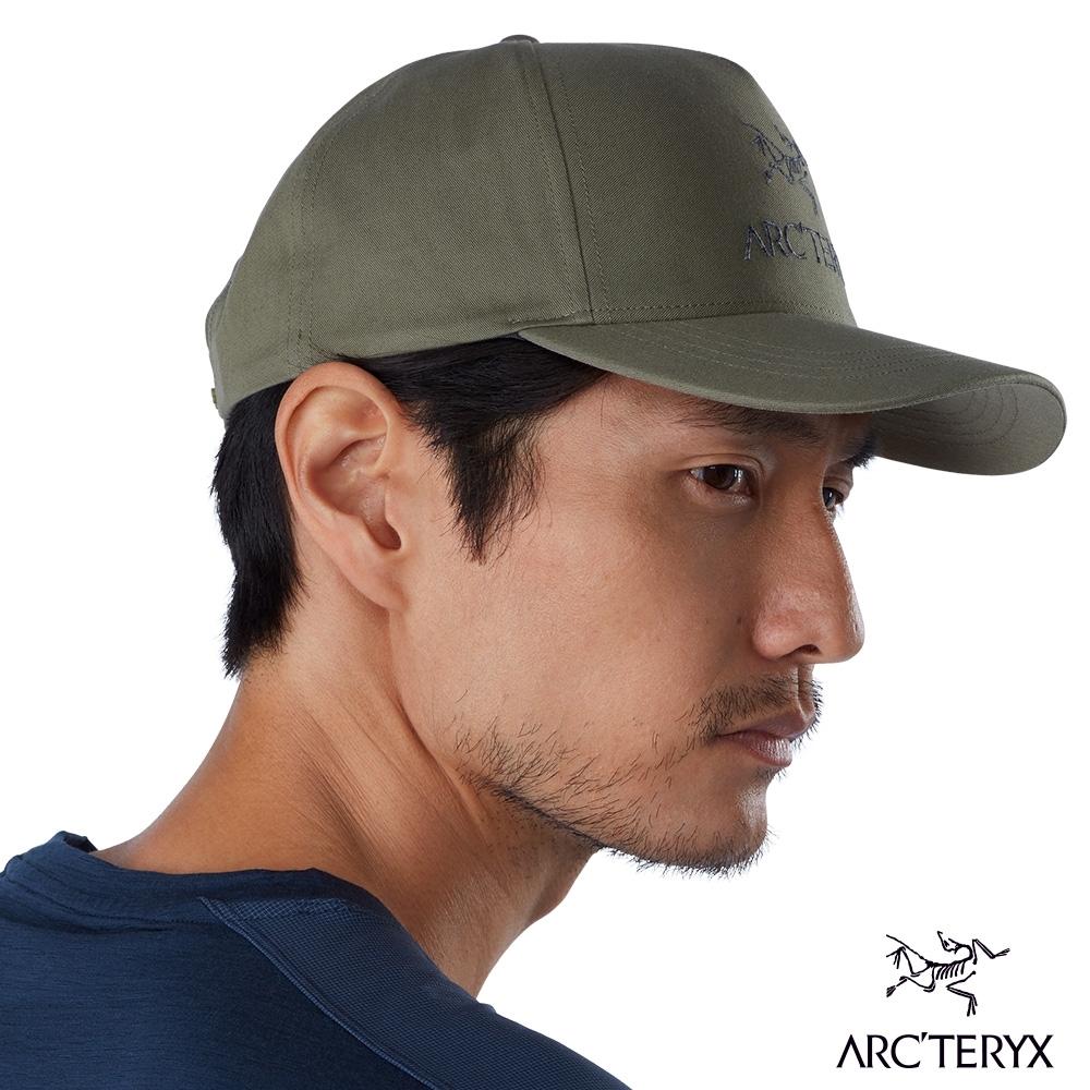 Arcteryx 始祖鳥 Multi Crest 五分割 混棉 棒球帽 淺森林綠