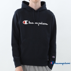 Champion Basic Logo 經典款連帽Tee 深藍