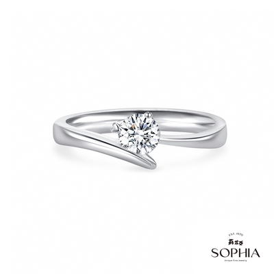 SOPHIA 蘇菲亞珠寶 - 傾心 20分 18K金 鑽石戒指