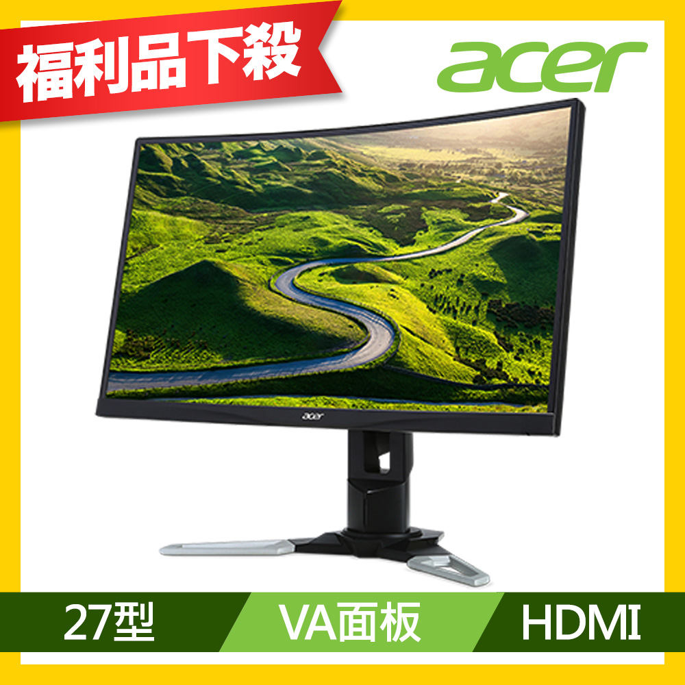 Acer Xz271 A 27型va 曲面廣視角電腦螢幕 福利品 27型螢幕 Yahoo奇摩購物中心