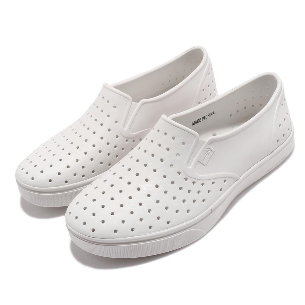 Skechers 休閒鞋 Vista-Pier Avenue 女鞋 水鞋 避震 緩衝 快速排除水氣 夏日必備 白 111251WHT