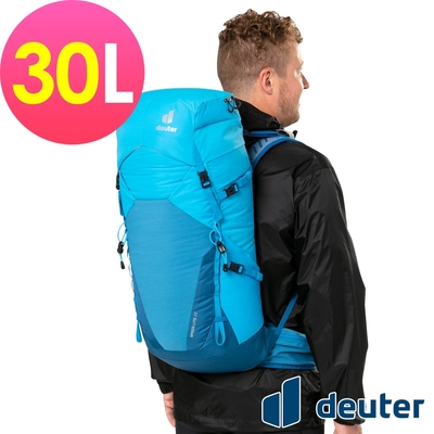 【deuter 德國】SPEED LITE 30L超輕量旅遊背包3410622蔚藍/登山包/健行包/戶外休閒包*