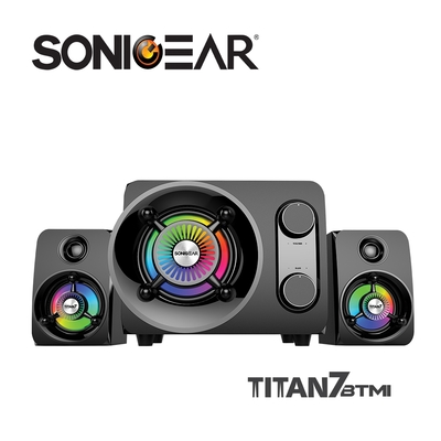 ㊕福利品精選【SonicGear】Titan7泰坦星七號2.1聲道 幻彩藍牙無線多媒體音箱