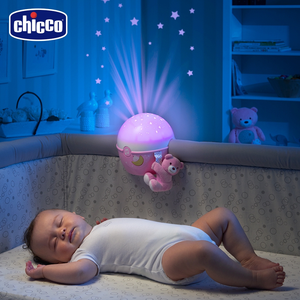 chicco-Next 2 Me專用星星投射晚安熊-2色