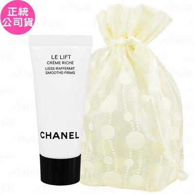 CHANEL 香奈兒 3.5-DA 醇萃拉提彈力霜 豐潤版(5ml)旅行袋組(公司貨)