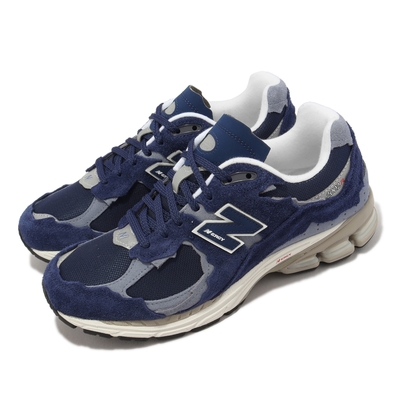 New Balance 休閒鞋 2002R 男鞋 海軍藍 麂皮 反光 緩震 復古 破壞版 NB M2002RDK-D