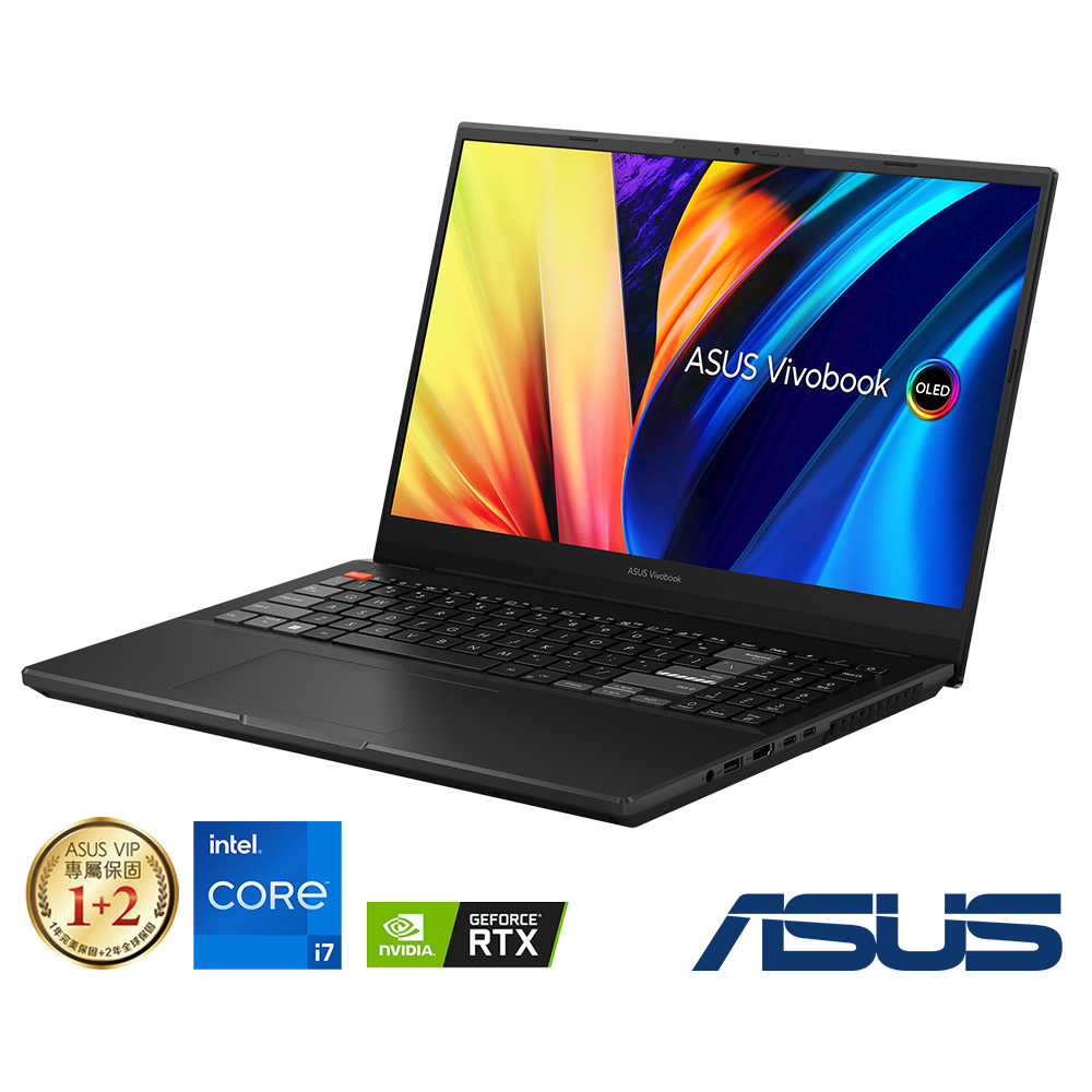 ASUS K6501ZM 15.6吋2.8K筆電(i7-12700H/RTX3060/16G/1TB SSD/Vivobook