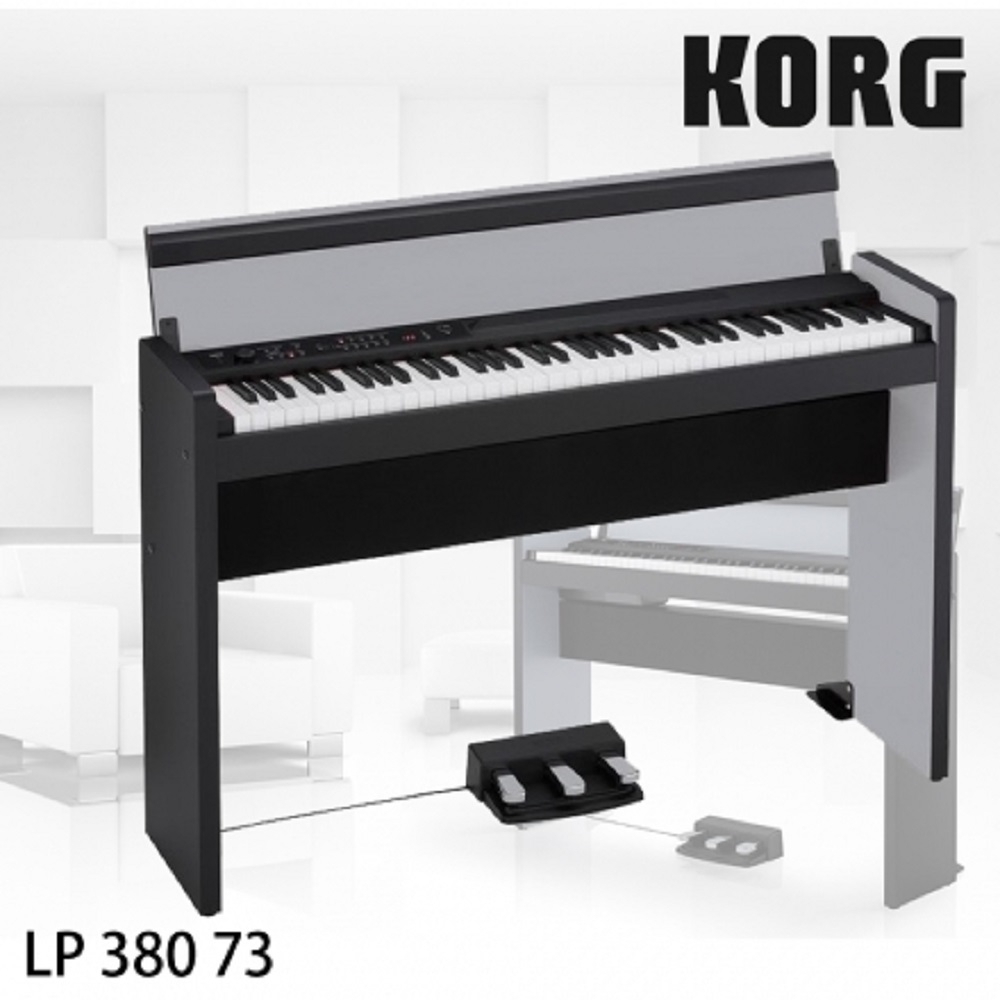 KORG LP-380 73鍵日本原裝數位鋼琴 原廠保固/銀黑色
