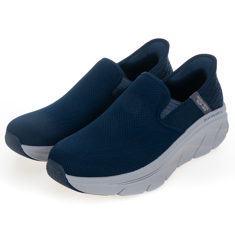 SKECHERS 男鞋 休閒系列 瞬穿舒適科技 D'LUX WALKER 2.0 - 232463NVY