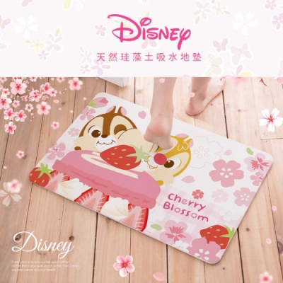 收納皇后 Disney迪士尼－櫻花系列珪藻土吸水地墊/矽藻土/硅藻土 SGS檢驗不含石綿 奇奇蒂蒂/桑普邦妮/小熊維尼