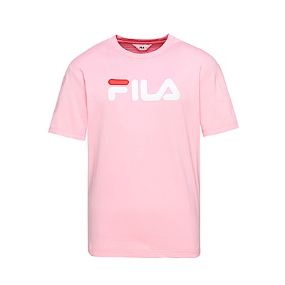 FILA  男款短袖圓領T恤-粉 1TET-1500-PK