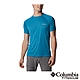 Columbia 哥倫比亞 男款 - 鈦 Omni-Wick快排UPF50酷涼短袖上衣-藍色 UAE43990BL / S22 product thumbnail 1