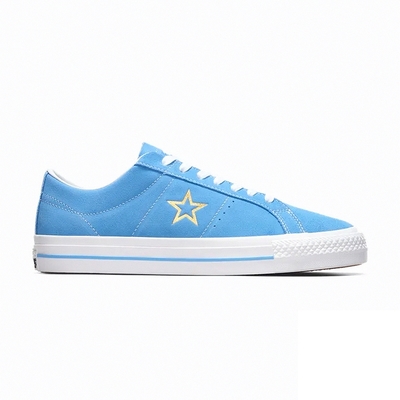 Converse One Star Pro 男鞋 女鞋 藍白色 麂皮 低筒 一星 經典 休閒鞋 A06647C