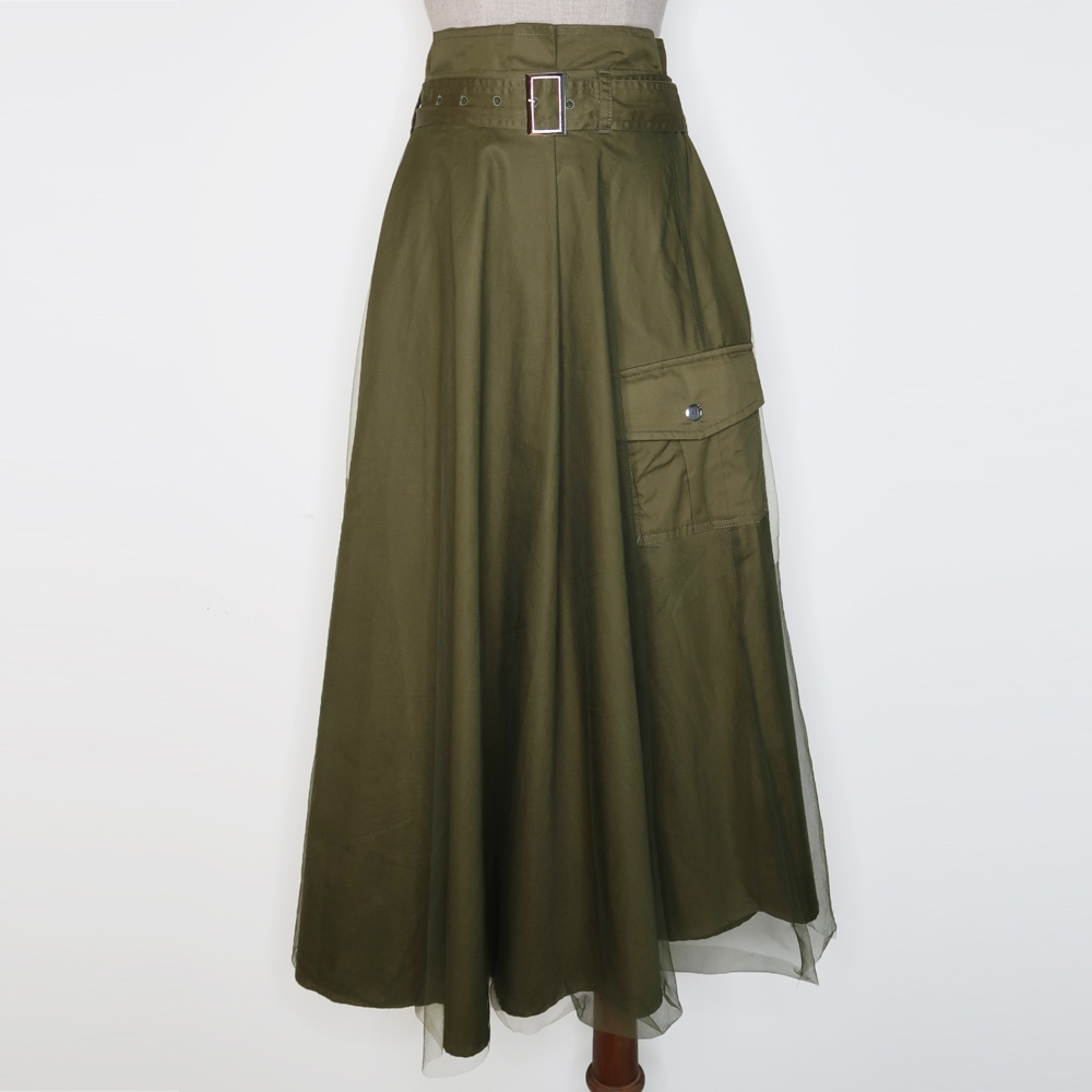 amerivintage MILITARY ASYMMETRY SKIRT-