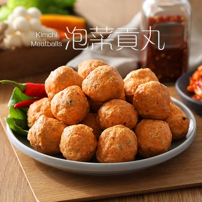 (任選)享吃美味-泡菜貢丸1包(250g/包)