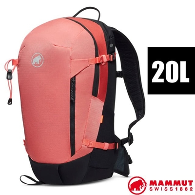 瑞士 mammut 長毛象 lithium 20 女 輕量登山健行攀登背包20l_櫻花鮭粉/黑