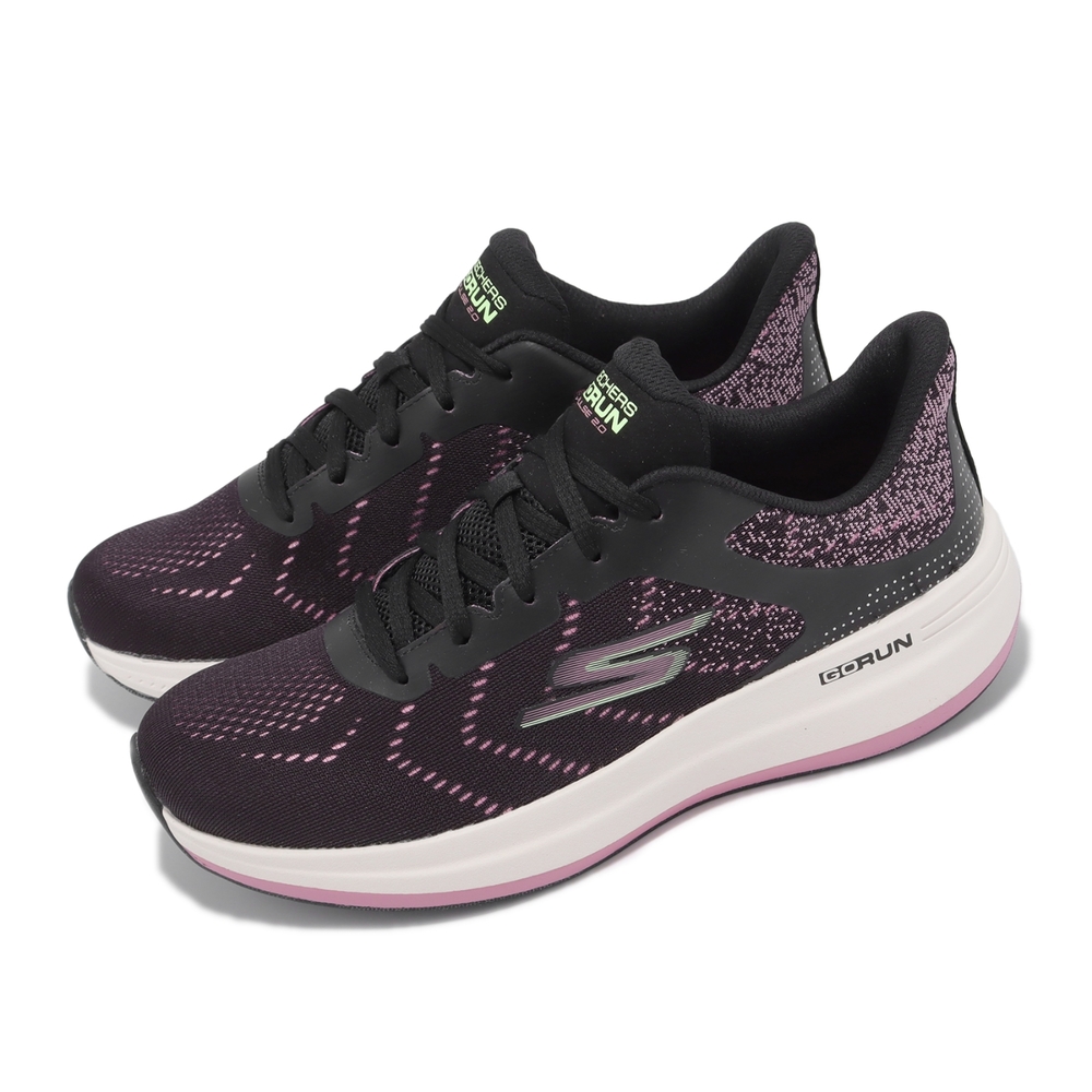 Skechers 慢跑鞋 Go Run Pulse 2.0 女鞋 黑 粉 輕量 避震 瑜珈鞋墊 健走 運動鞋 129111BKPK