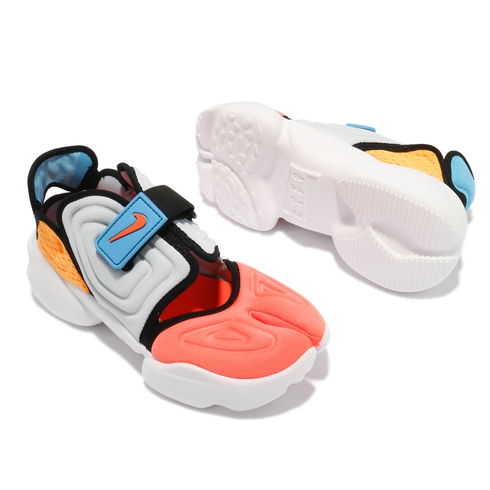 Nike 休閒鞋W Aqua Rift 忍者鞋女鞋海外限定撞色拼接球鞋灰黃CW7164002 