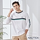 Nautica 男裝 時尚LOGO長袖T恤-白色 product thumbnail 1