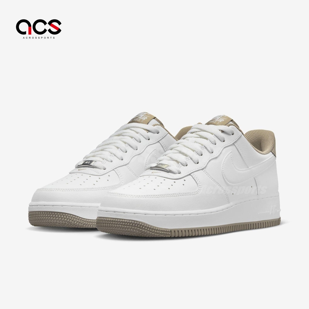 Nike 休閒鞋 Air Force 1 07 LV8 男鞋 白 咖啡 焙茶 AF1 經典  DR9867-100