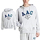 adidas 帽T AAC Hoodie 淺灰 藍 男款 連帽 上衣 長袖 純棉 三葉草 愛迪達 IM4577 product thumbnail 1