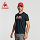 le coq sportif 法國公雞牌字母印花圓領短袖T恤 男-丈青 product thumbnail 1