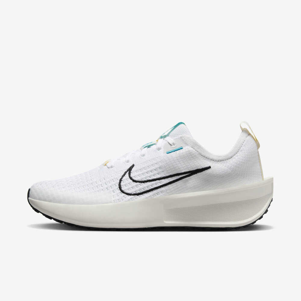 Nike W Interact Run [FD2292-101] 女 慢跑鞋 運動 休閒 透氣 回彈 緩震 舒適 白 藍綠