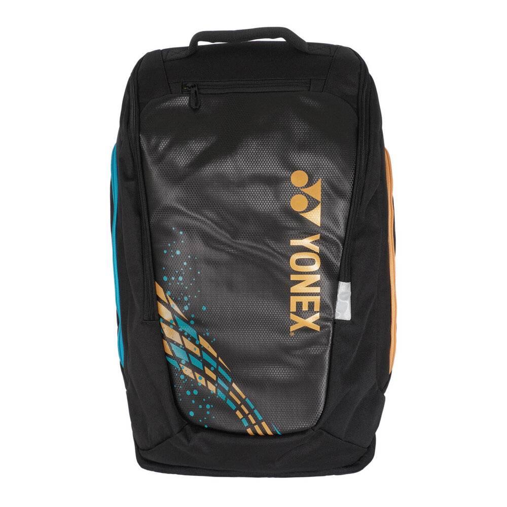 Yonex PRO Backpack [BA92012MEX193] 後背包 羽拍袋 3支裝 獨立鞋袋 減壓背帶 駱駝金