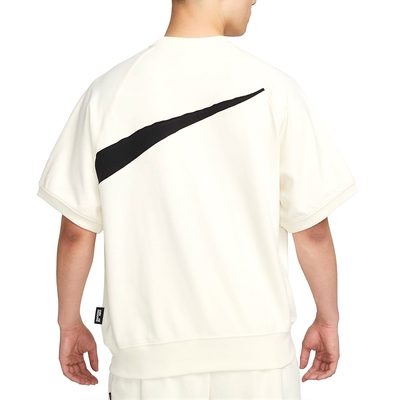 Nike AS M NK Swoosh HBR SS Top 男白色大勾百搭簡約短袖FB7872-113