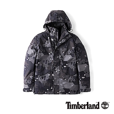 Timberland灰色迷彩三合一 防水外套