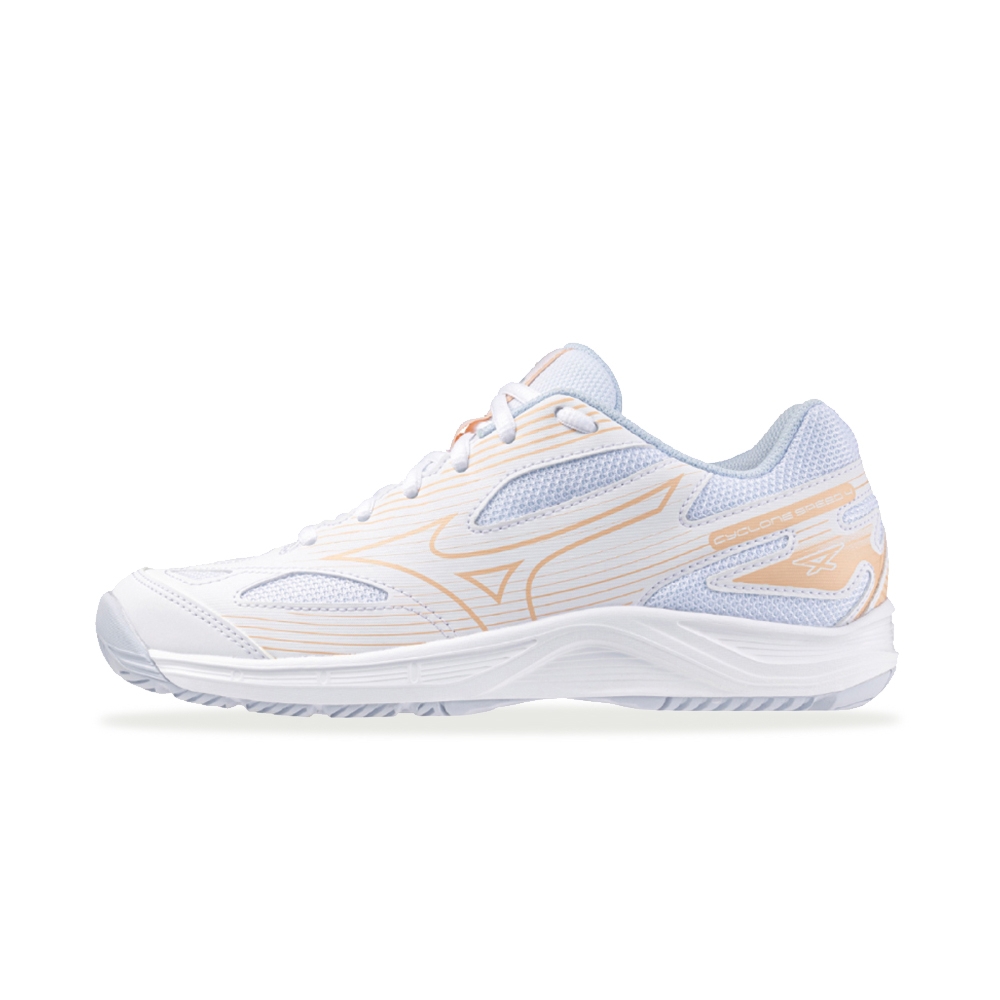 【MIZUNO 美津濃】 CYCLONE SPEED 排羽球鞋 運動鞋 女 - V1GC238000