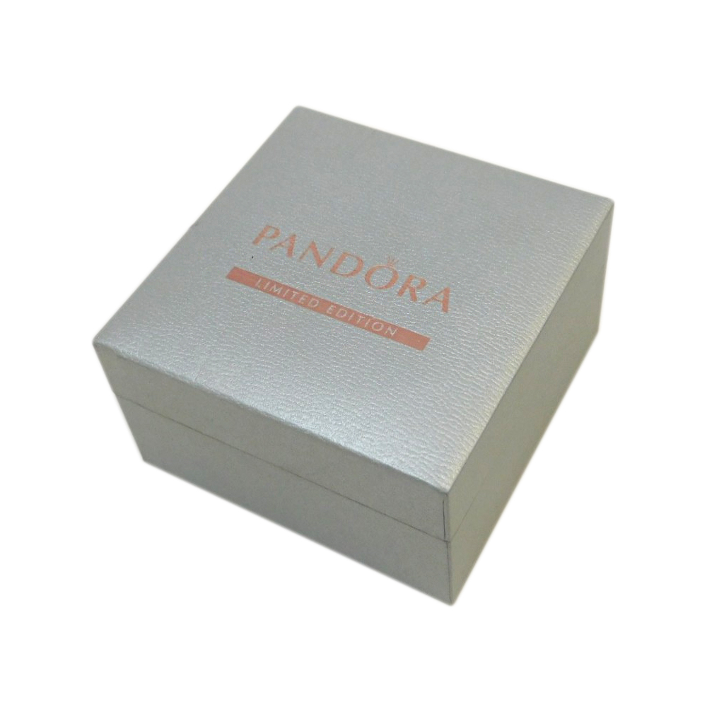 Pandora 潘朵拉 串珠手環包裝盒 銀色