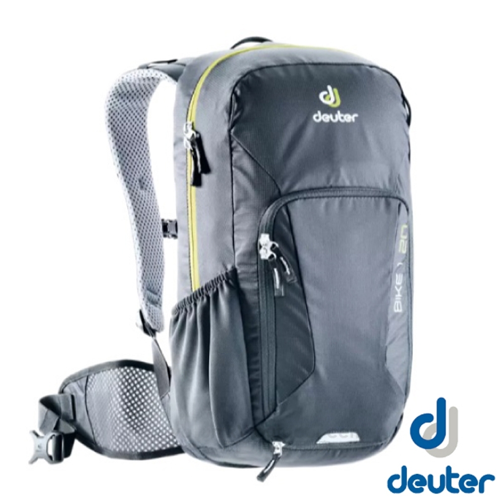 Deuter 新 Bike II 20L 全功能拔熱式透氣單車健行背包(附防水背包套)_黑