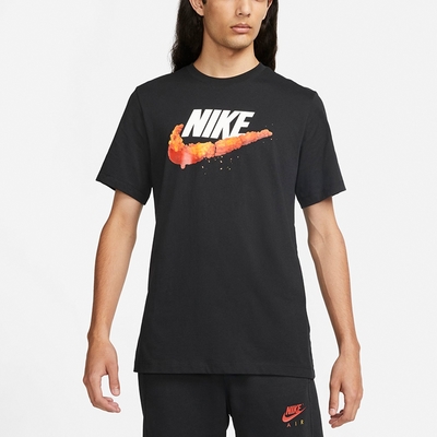 NIKE 耐吉 上衣 短袖上衣 運動 男款 黑 DM2280-010 AS M NSW CHICKEN SOLE FOOD TEE