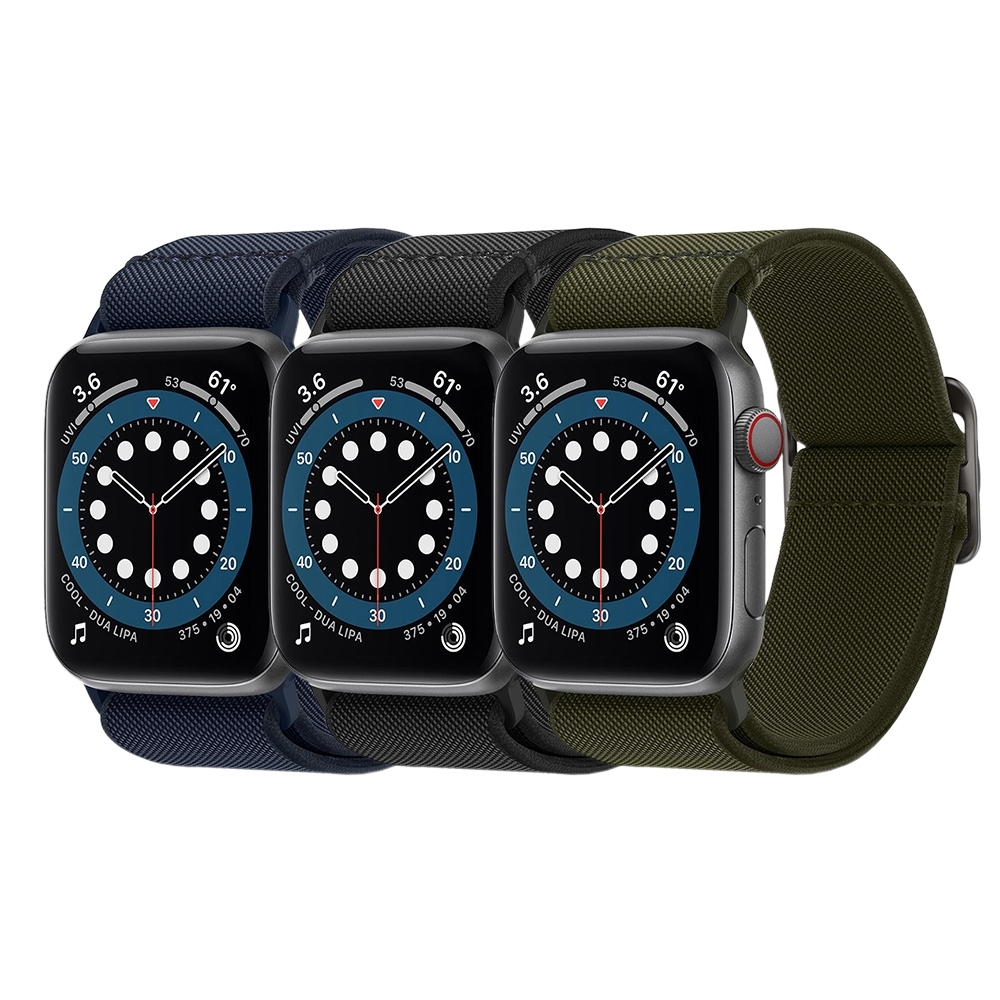 SGP / Spigen Apple Watch Sereis SE/6/5/4/3/2/1 Lite Fit-彈力編織錶帶