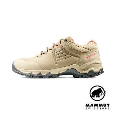 【Mammut長毛象】Nova IV Low GTX Women GORE-TEX低筒皮革登山鞋 女款 野生棕/櫻花鮭粉 #3030-00472