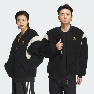 adidas 愛迪達 外套 男款 女款 運動外套 三葉草 新年 亞規 SHERPA BOMBER 黑IX4215