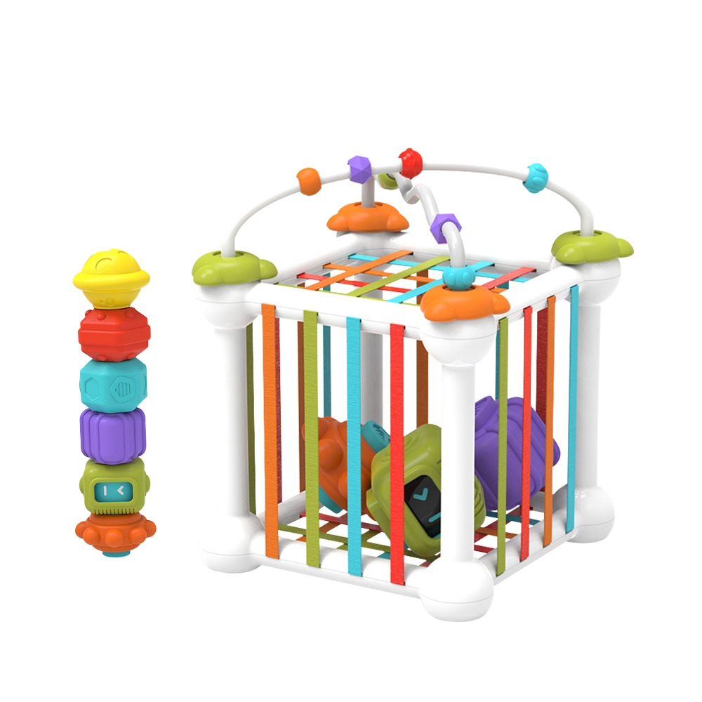 colorland彩虹疊疊樂 益智塞塞樂玩具箱 早教玩具 空間探索