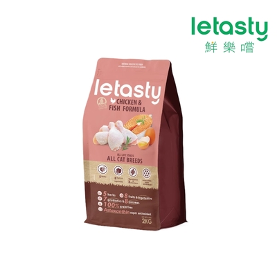 letasty 鮮樂嚐 無穀全齡貓雞&鮭魚 泌