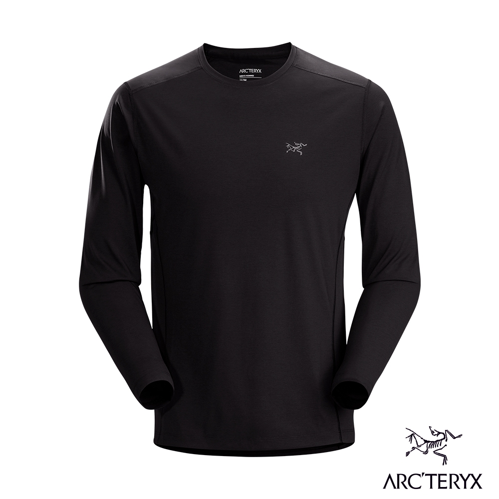 Arcteryx 始祖鳥 男 Motus SL 快乾長袖圓領衫 黑