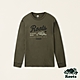 Roots 男裝-經典傳承系列 厚磅長袖T恤-深綠色 product thumbnail 1