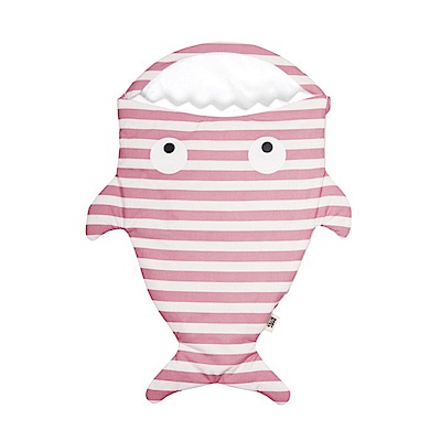 【嬰幼兒輕量版-水手粉條紋】BabyBites西班牙鯊魚咬一口睡袋