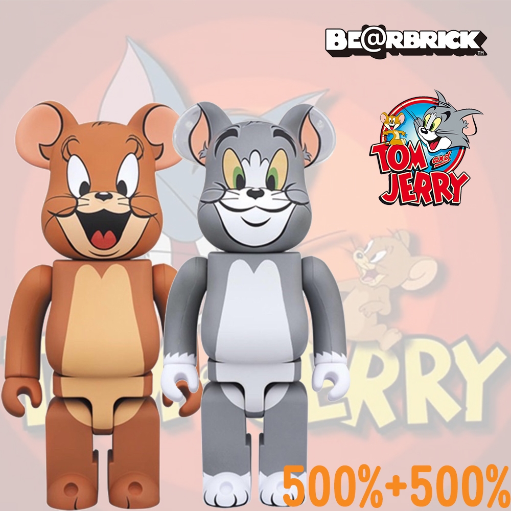 庫柏力克熊 Be@rbrick 湯姆貓與傑利鼠 Tom&Jerry 500%+500%