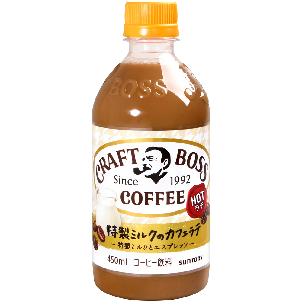 SUNTORY Boss拿鐵咖啡飲料(450ml)