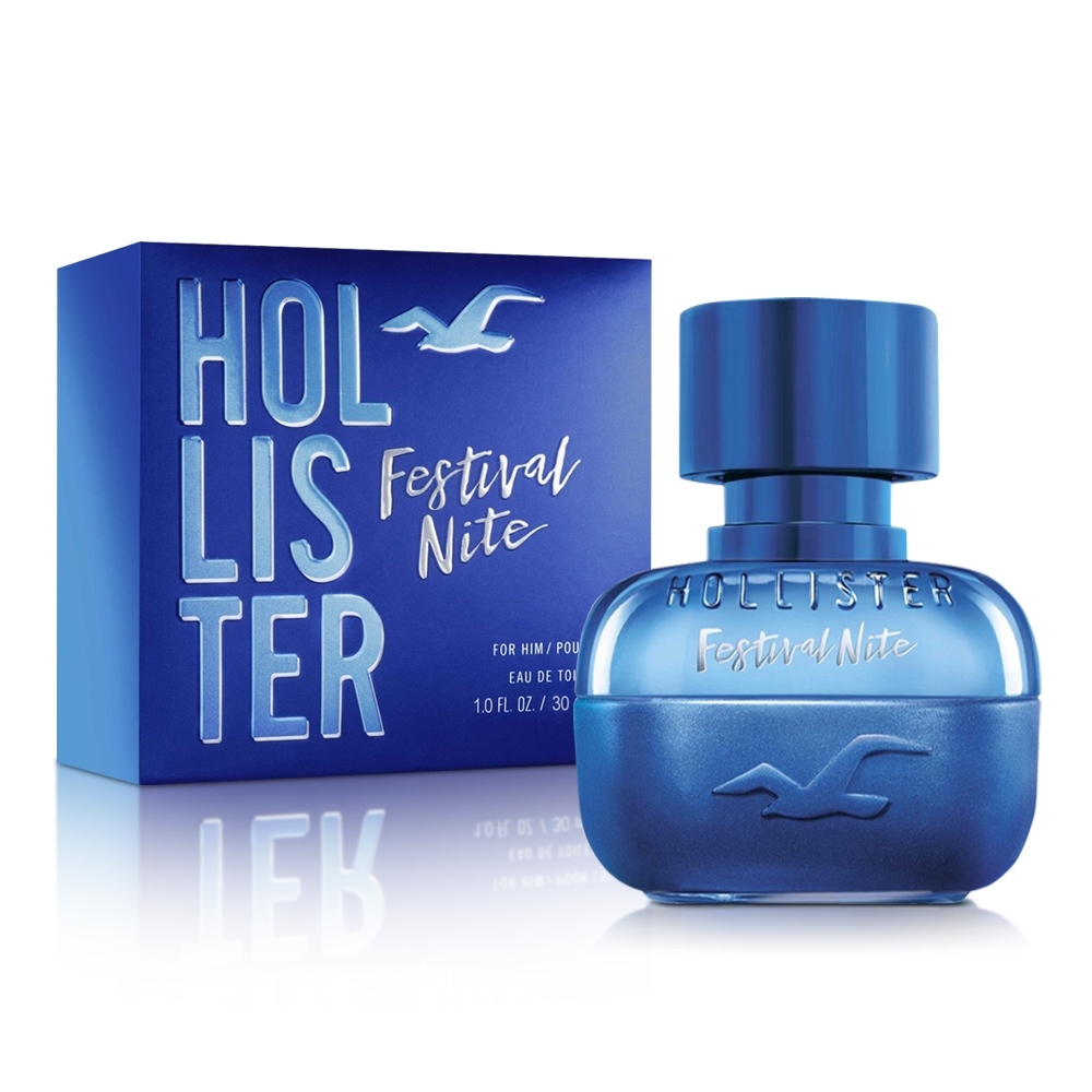 【短效品】HOLLISTER 霓虹派對男性淡香水30ml